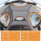 Umbrauto 6.4-6.7FT Truck Bed Tent for 2 Person