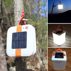 New LED Lantern Solar Collapsible Camp Flashlight Torch