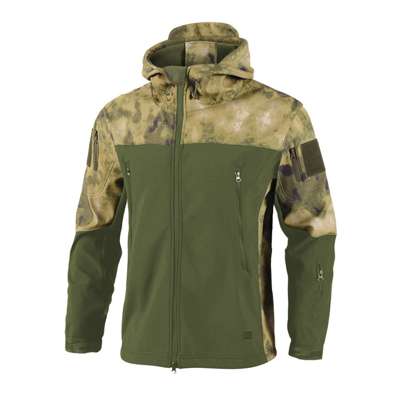 Second Generation Shark Skin Soft Shell Jacket Waterproof Windproof Riding Coat