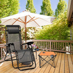 Portable Folding Camping Table with Cup Holders & Carry Bag