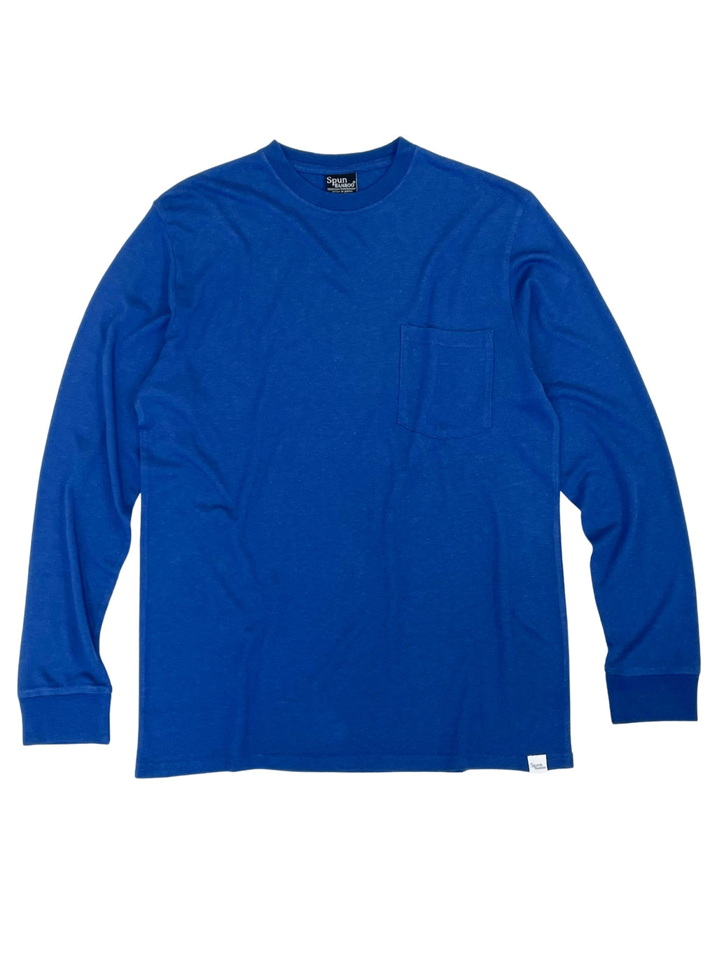 Men's Bamboo Viscose Long-Sleeve Pocket T-Shirt – True Navy