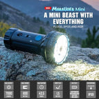 OLIGHT MARAUDERMINIBK Marauder Mini Powerful LED Flashlight With RGB - Black