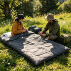 Adult Double Sleeping Bag With Pillow Warm Lightweight Portable Camping Gear