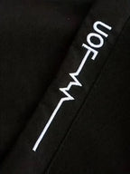 New Men's Fashion Printed Hooded Windbreaker Outdoor Sports Hiking Zipper Jacket Casual Long Sleeve Outerwear