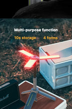 Folding Camping Light Portable Telescopic Lanterns USB Rechargeable 8000mAh Outdoor Waterproof Power Bank Lamp With Triangle Sta