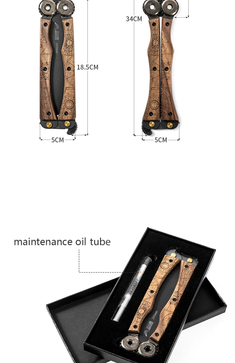 BISINNA 1pcs Double-sided Folding Saw Hand-held
