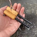 Outdoor Camping Flint Magnesium Rod Set Waterproof with White Steel Scraper Gnition Flint Rod EDC Survival Fire Starting Tool