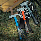 Portable Carbon Steel Camping Tent Hammer Multifunction Tool - Peg Stake Puller Mallet
