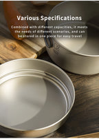 KEITH Pure Titanium 2-Piece Cookware Set (800ml+1250ml),