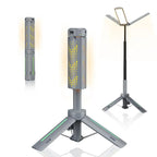 Folding Camping Light Portable Telescopic Lanterns USB Rechargeable 8000mAh Outdoor Waterproof Power Bank Lamp With Triangle Sta