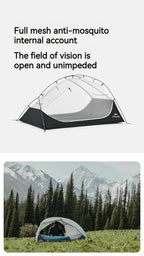 Naturehike Star River UL Camping Tent 3 Seasons Tent Ultralight Portable 2 Person 15D Silicone Outdoor Hiking Tents With Mat