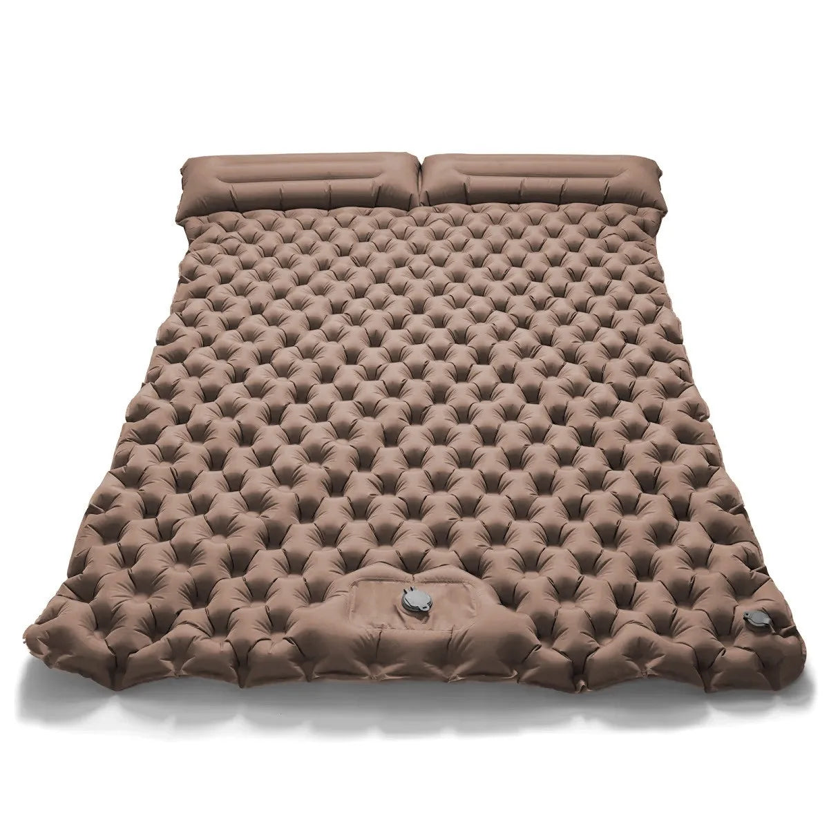 Outdoor Camping Double Inflatable Mattress Extra Wide Sleeping Pad Ultralight