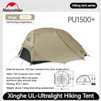 Naturehike Star River UL Camping Tent 3 Seasons Tent Ultralight Portable 2 Person 15D Silicone Outdoor Hiking Tents With Mat
