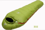 Black Snow Camping Goose Down Sleeping Bag Warm Down Filled Adult Mummy Style Sleep Bag 4 Seasons Camping Travel Sleeping Bag