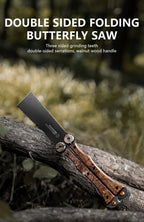 BISINNA 1pcs Double-sided Folding Saw Hand-held