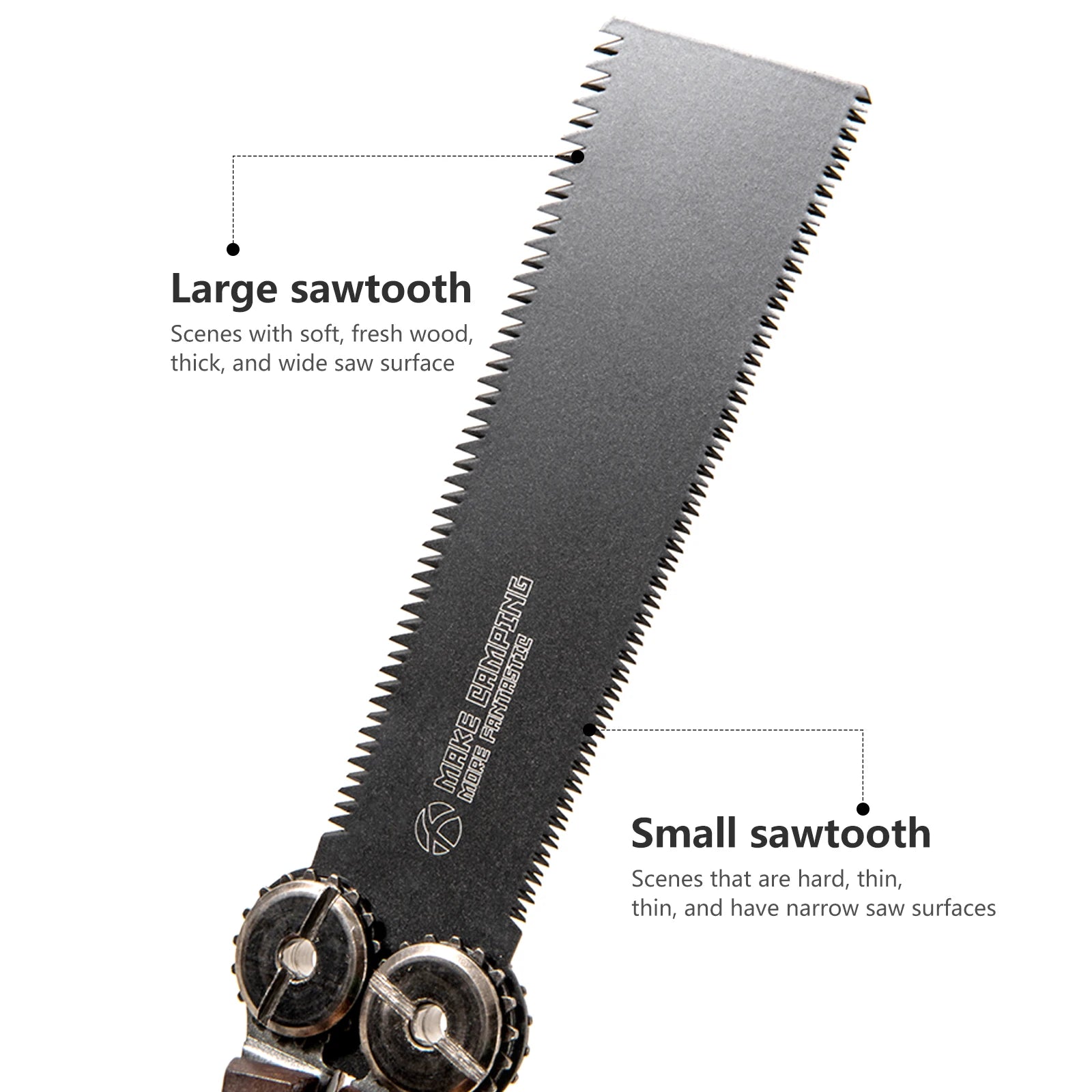 BISINNA 1pcs Double-sided Folding Saw Hand-held