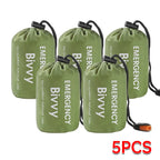 Emergency Sleeping Bag Lightweight Waterproof Outdoor First Aid Kit Waterproof Compression Backpack Hiking Camping Bedding