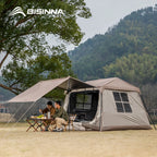 BISINNA One-touch Ridge Type Tent Titanium Glue 3-4 Person