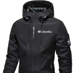 Men's Casual Loose Zip Up Hooded Jacket Fashion Streetwear Outdoor Sports Hiking Jogging Windbreaker Coat