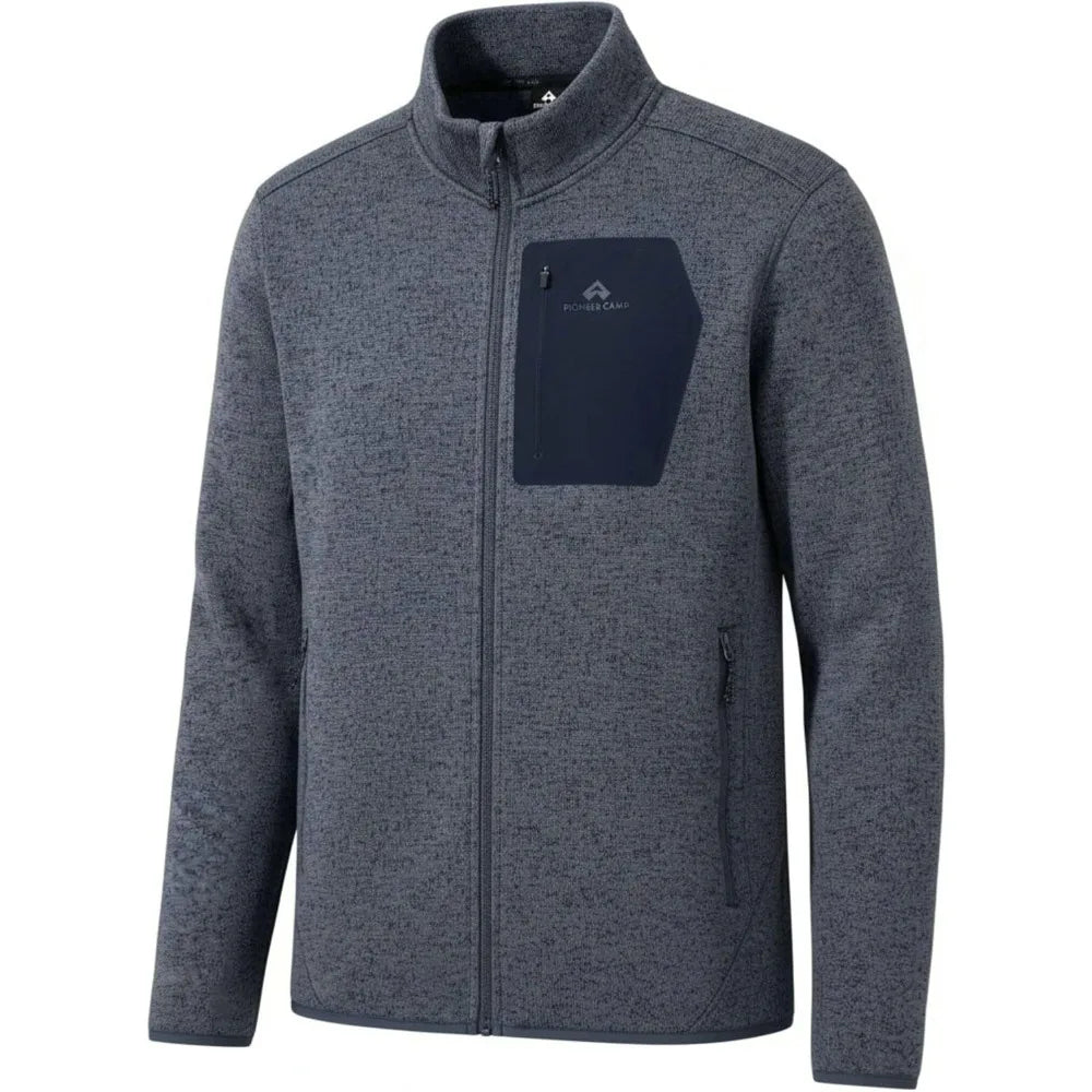 Pioneer Camp Men's Fleece Jackets Full Zip Lightweight Winter Warm