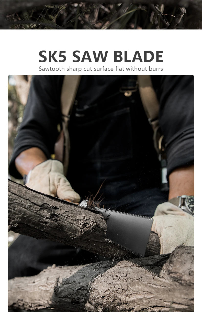 BISINNA 1pcs Double-sided Folding Saw Hand-held