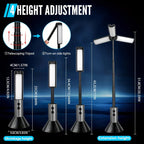 Folding Camping Light Portable Telescopic Lanterns USB Rechargeable 8000mAh Outdoor Waterproof Power Bank Lamp With Triangle Sta