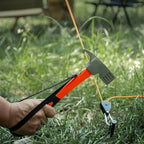 Portable Carbon Steel Camping Tent Hammer Multifunction Tool - Peg Stake Puller Mallet