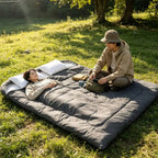 Adult Double Sleeping Bag With Pillow Warm Lightweight Portable Camping Gear