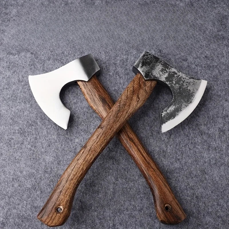 Hand Forged Viking Tomahawk Axe High Manganese Steel