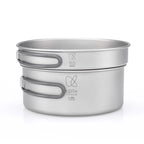 KEITH Pure Titanium 2-Piece Cookware Set (800ml+1250ml),