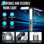 Folding Camping Light Portable Telescopic Lanterns USB Rechargeable 8000mAh Outdoor Waterproof Power Bank Lamp With Triangle Sta