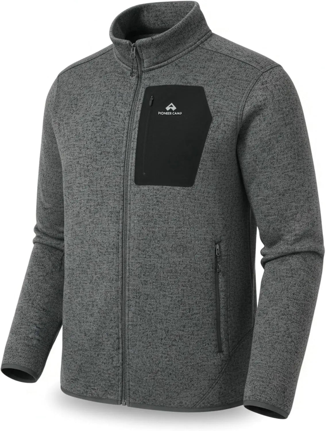 Pioneer Camp Men's Fleece Jackets Full Zip Lightweight Winter Warm