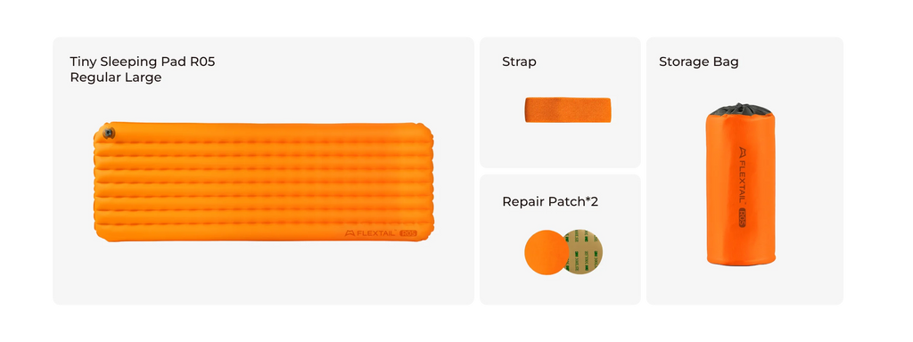 FLEXTAIL TINY MATTRESS PLUS 2 – Ultralight 196cm Insulated Camping Mattress