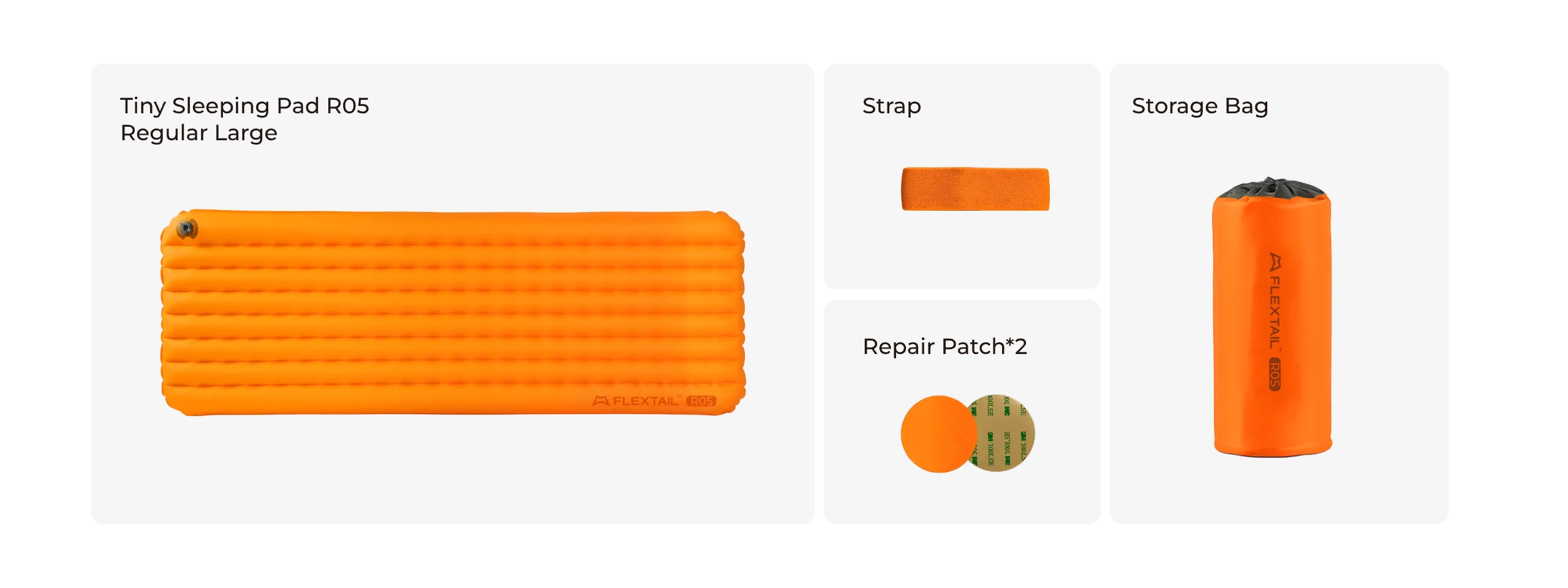 FLEXTAIL TINY MATTRESS PLUS 2 – Ultralight 196cm Insulated Camping Mattress