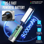 Folding Camping Light Portable Telescopic Lanterns USB Rechargeable 8000mAh Outdoor Waterproof Power Bank Lamp With Triangle Sta