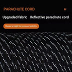 Reflective Paracord Rope Military 7 Strand 4mm 550 Tactical Parachute Cord Camping Tent Lanyard DIY Bracelet Weaving Rope