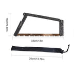 Folding Saw with Storage Bag Cutting Tree Hand Saw Aluminum Alloy Camping Foldable Hand Saw for Backpacking