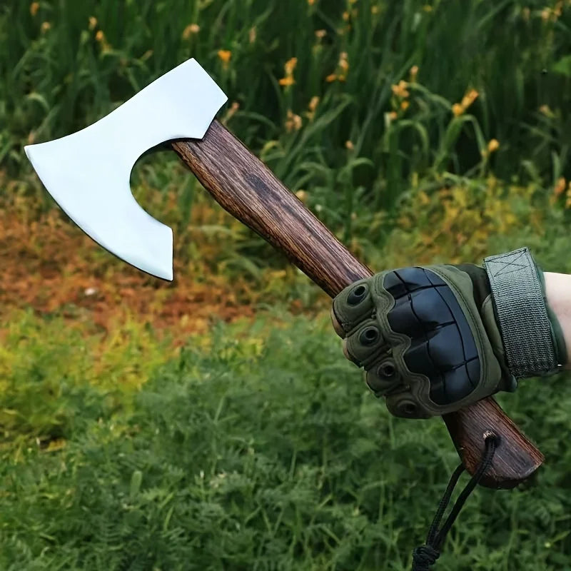 Hand Forged Viking Tomahawk Axe High Manganese Steel
