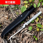 EDC Pocket Multi Tool Survival Saw with Compass & Bottle Opener Nylon Storage Sheath