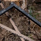 Folding Saw with Storage Bag Cutting Tree Hand Saw Aluminum Alloy Camping Foldable Hand Saw for Backpacking