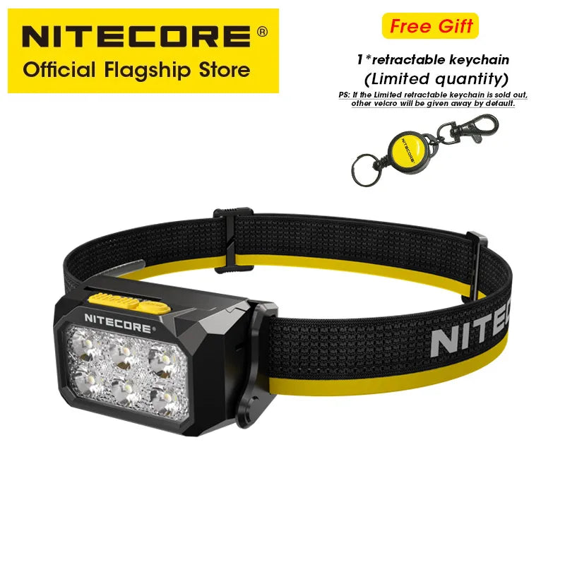 NITECORE HA29 UHE Outdoor Headlamp 3 Color Temperatures 1200 Lumens Led Headlight HLB2500 Battery for Night Run Cold Resistant