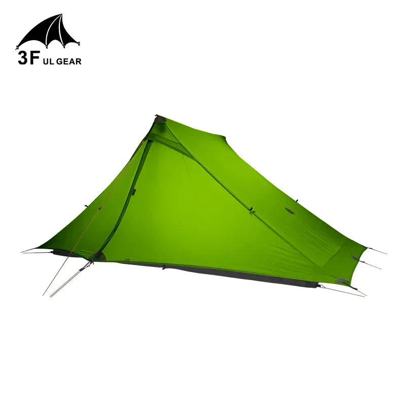 3F UL GEAR LanShan 2 Pro Tent 2 Person Outdoor Ultralight Camping Tent 3 Season Professional 20D Nylon Both Sides Silicon Tent