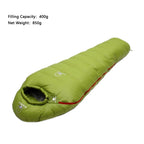 Black Snow Camping Goose Down Sleeping Bag Warm Down Filled Adult Mummy Style Sleep Bag 4 Seasons Camping Travel Sleeping Bag
