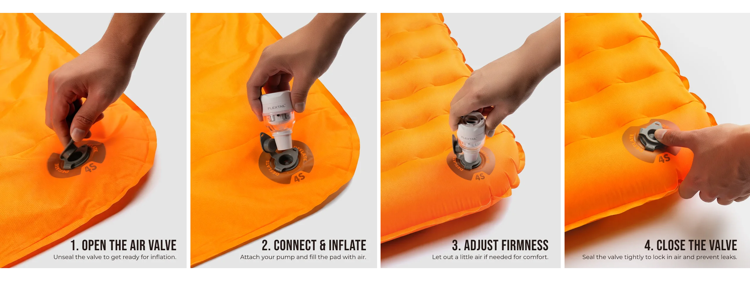 FLEXTAIL TINY MATTRESS PLUS 2 – Ultralight 196cm Insulated Camping Mattress