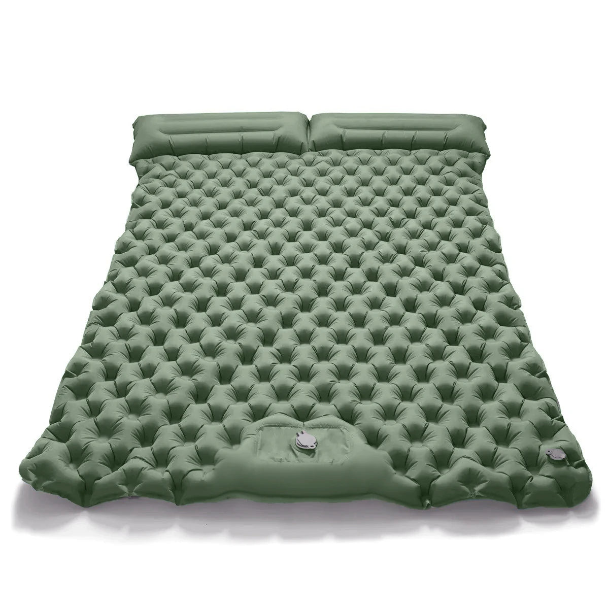 Outdoor Camping Double Inflatable Mattress Extra Wide Sleeping Pad Ultralight