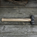Hand-Forged Double Blacksmith's Hammer, 1 kg (2.2 lbs)