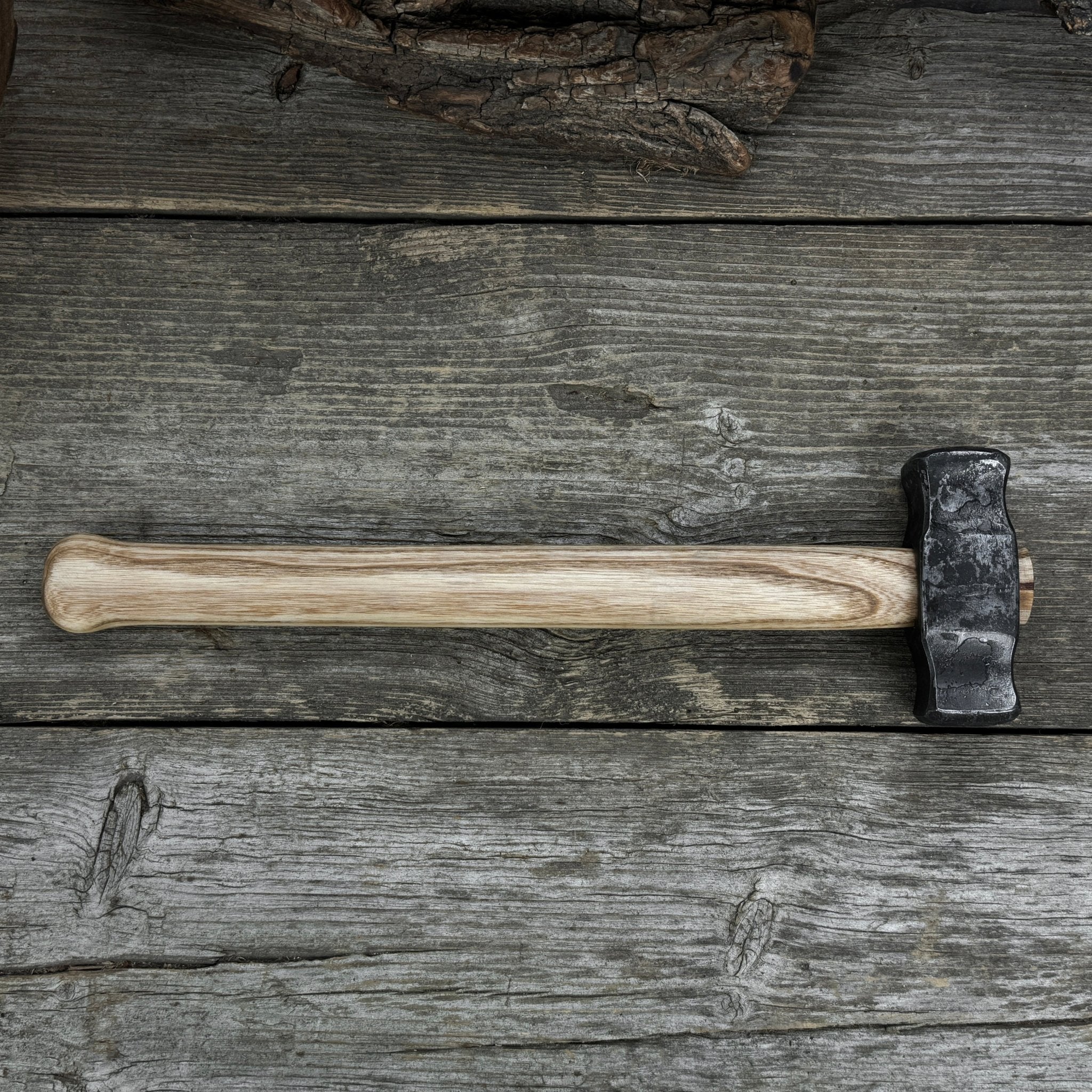 Hand-Forged Double Blacksmith's Hammer, 1 kg (2.2 lbs)