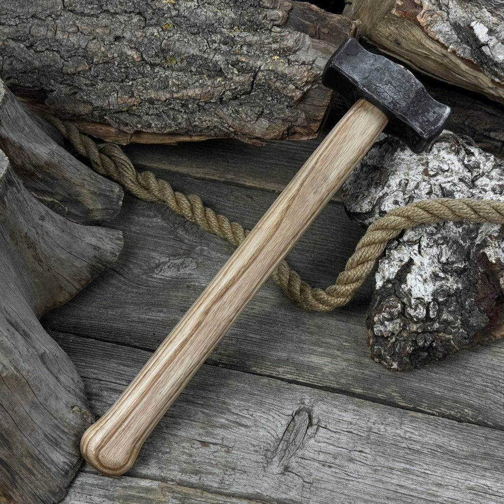 Hand-Forged Double Blacksmith's Hammer, 1 kg (2.2 lbs)