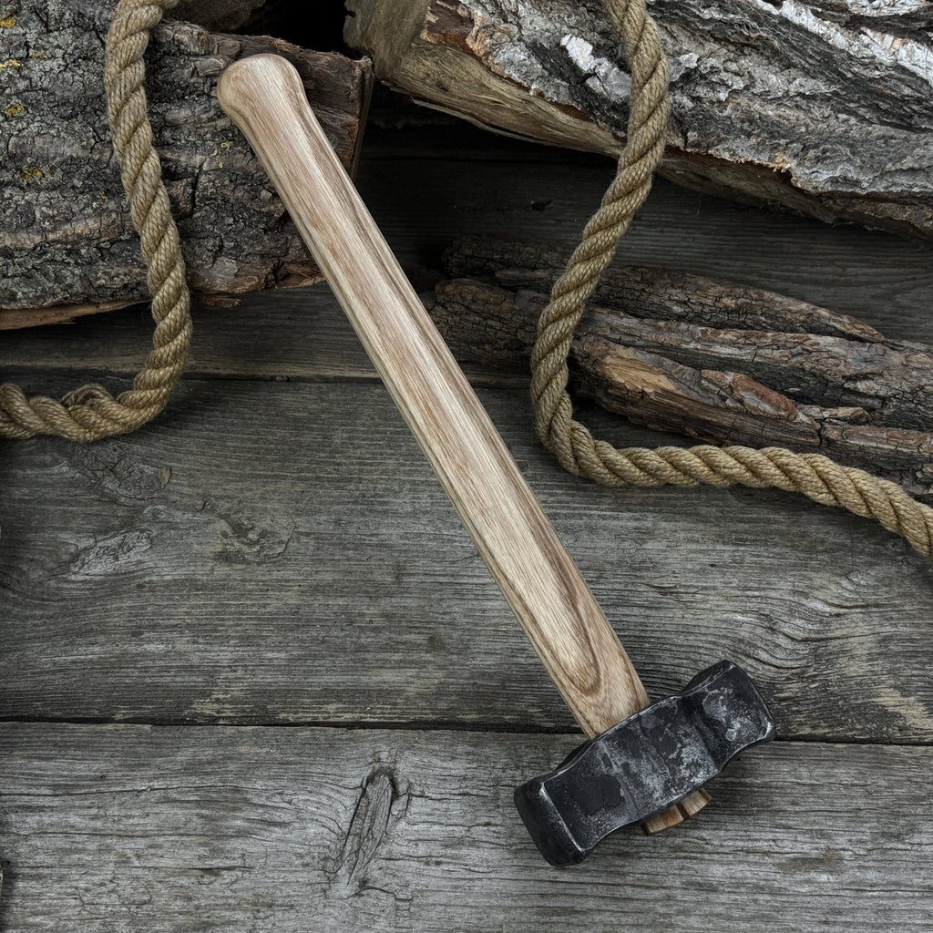 Hand-Forged Double Blacksmith's Hammer, 1 kg (2.2 lbs)