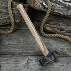 Hand-Forged Double Blacksmith's Hammer, 1 kg (2.2 lbs)